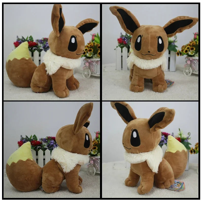 Pokemon Eevee Plush Toys 30/43cm Kawaii Pillow Cartoon Eevee Stuffed Christmas Gifts for Childrens Pokémon Anime Plushie Dolls
