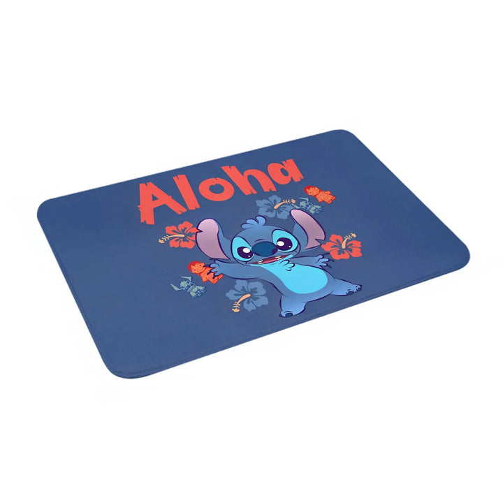 Lilo And Stitch Cartoon Bathroom Rugs Mat Extra Soft and Absorbent  Bath Rugs Mats Carpet Non-Slip for Shower Tub