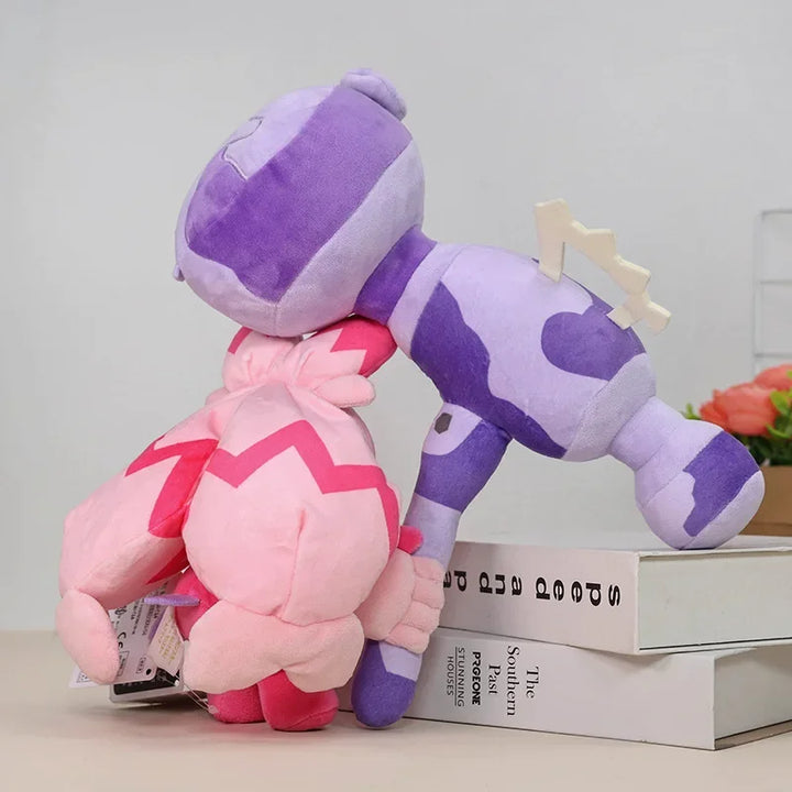 27cm Pokemon Tinkaton Plush Toys Anime Doll Pillow Cartoon Tinkatink Pokémon Plushie Stuffed Kawaii Gift for Kids Birthday Xmas