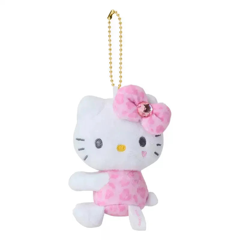 Kawaii Sanrio Long Legs  Hello Kitty black skin Plush Keychain Pendant Cute Cartoon 11/13/16CM Doll Toy Backpack Pendant Gift