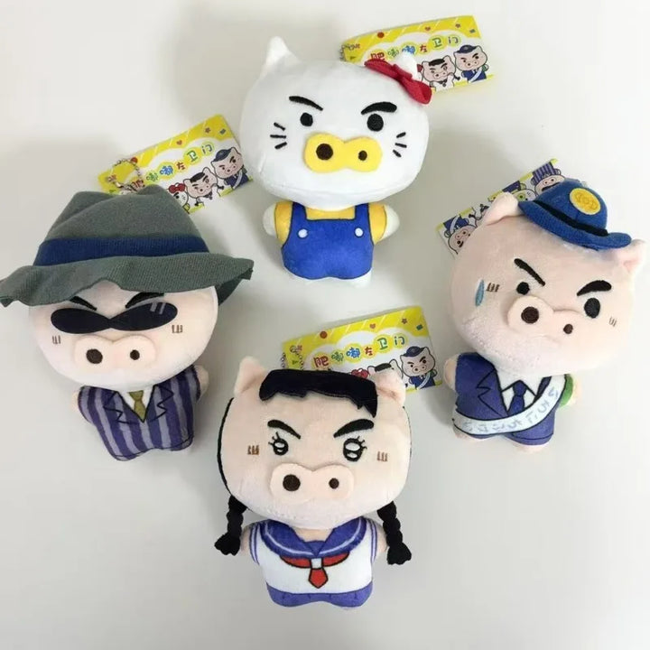 Cute Creative Buriwa Zaemon Plush Toys Keychain Plush Doll Pendant Back Packaging Accessories for Boys and Girls Christmas Gifts