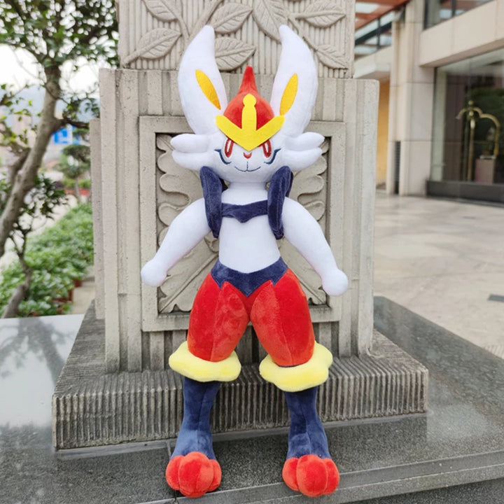 50/70cm Cinderace Pokemon Large Plush Toys Anime Cute Dolls Soft Stuffed Pokémon Kawaii Pillow Birthday Gift for Children Kids