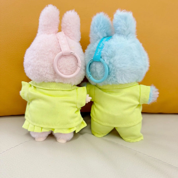 Labubu Doll III Clothes Uniform Set School Wear 15/17cm Plush Doll'S Clothes Labubu I II Idol Dolls Sitting Party Accessories