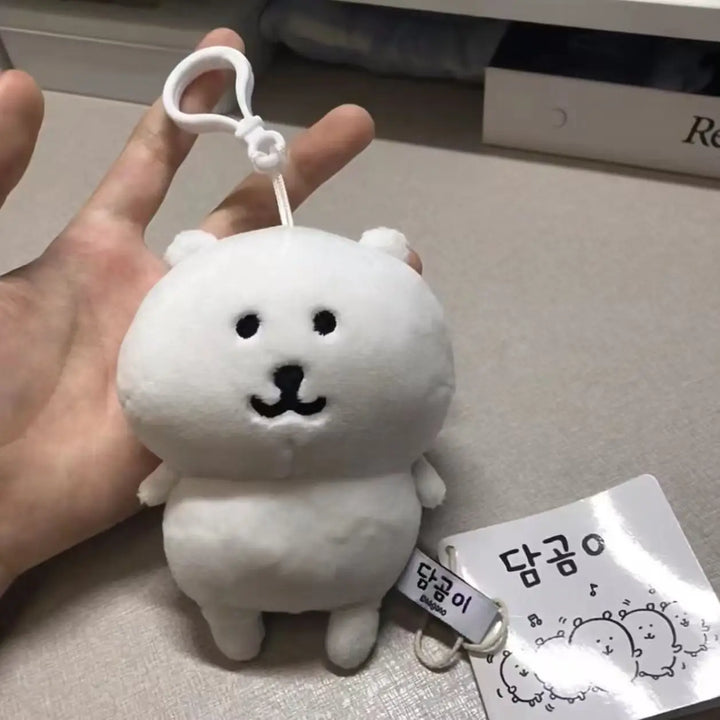 Anime Self deprecating Bear Cute Plush Pendant Nagano black skin joke bear Doll Toy Plush School Bag Pendant  Decoration Gift