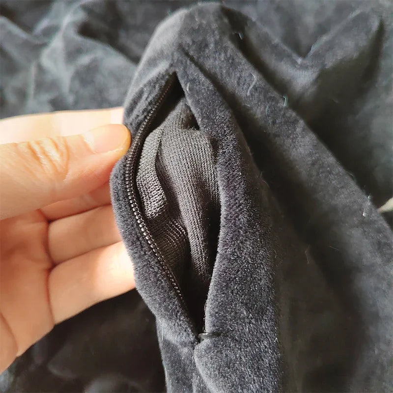 Pokemon Huge Snorlax Anime Plush Toys Black Big Pokémon Plushie Kawaii Semi-finished Leather Holster Pillow Gift for Children