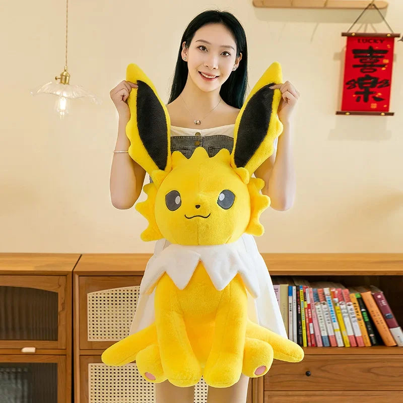 45/80cm Vaporeon Pokemon Jolteon Large Plush Toys Aquali Doll Cute Ornament Stuffed Plushie Pillow Pokémon Gift for Children