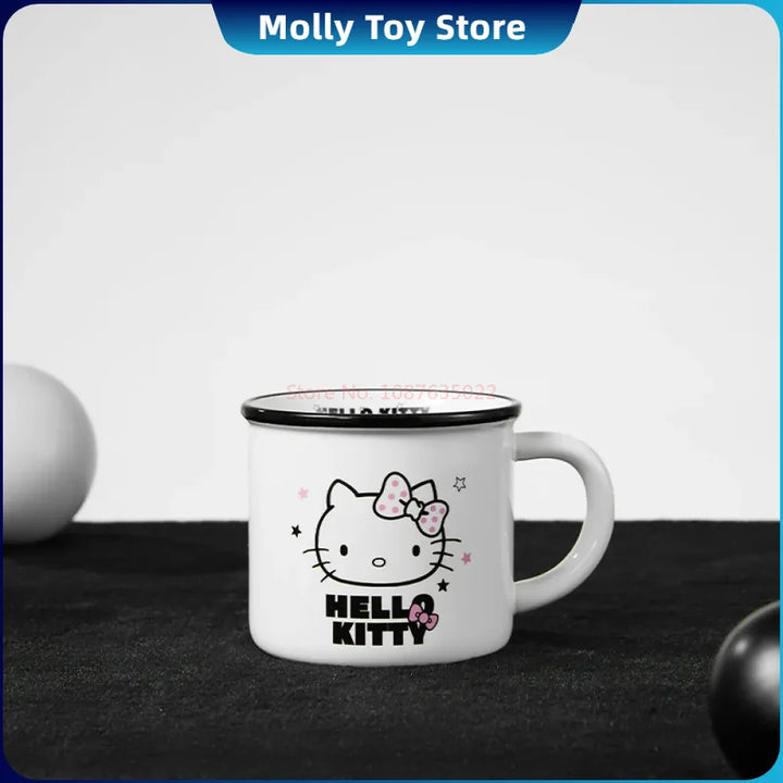 Anime Hellokitty Peripherals Ceramic Mug Cartoon Cute High-Capacity Milk Water Cup Festive Gifts Party Decorations Gift