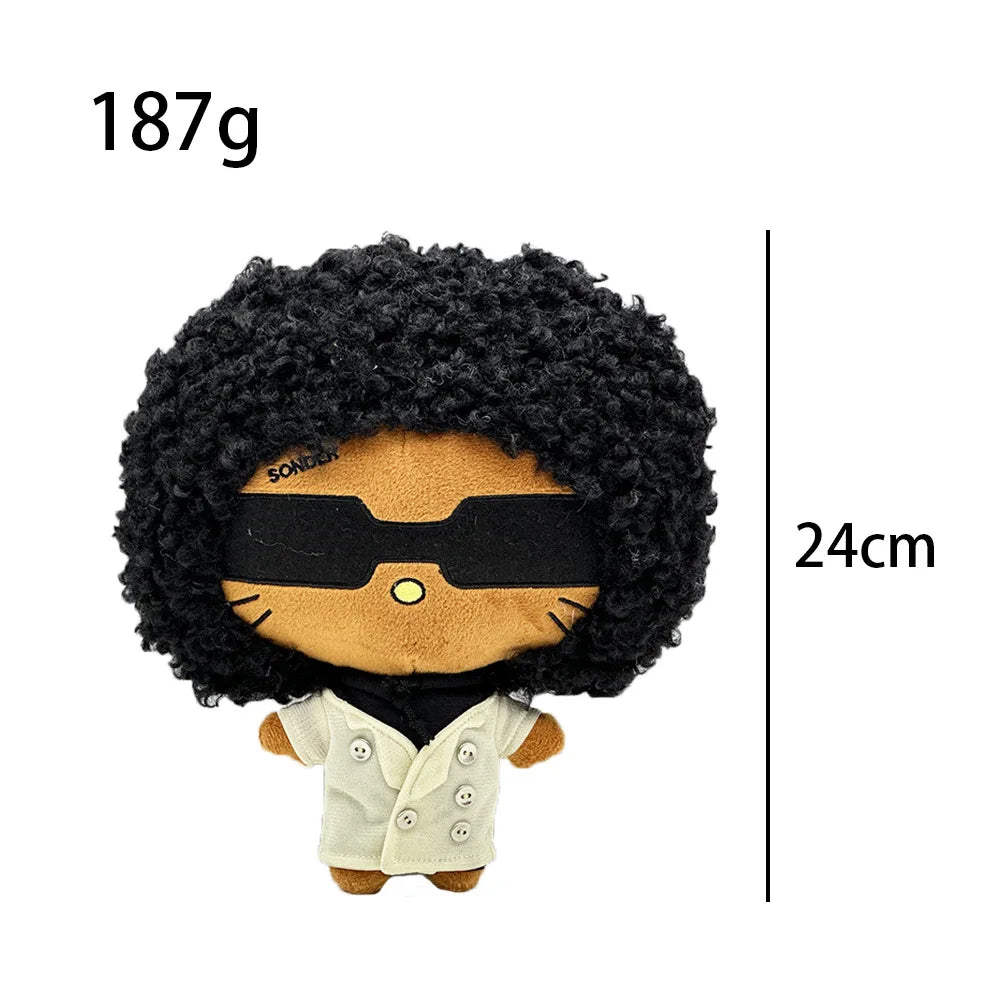 2025 New Hello Kitty Lil peep Kanye Tylerthecreator Plush Toy Doll with Clothes Stuffed Soft Plush Toys Fans Collect Gifts