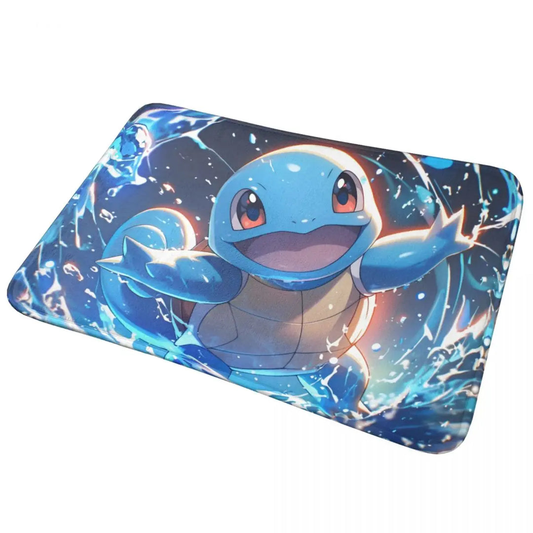 Cute Cartoon Manga Memory Foam Bathroom Rugs Ultra Soft Non-Slip Pokemon Carpet Bath Mat Water Absorbent for Shower Tub