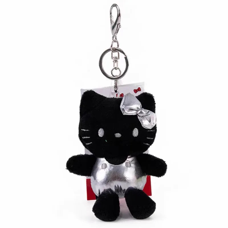 Kawaii Sanrio Hello Kitty Plush Toys Backpack Pendant Cartoon Stuffed Doll Keychain Accessories Girl Birthday Creative Gifts