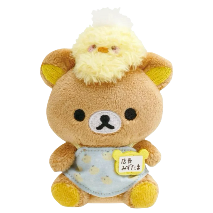 Kawaii Cartoon Rilakkuma Korilakkuma Anniversary Limited Manager Series Keychain Backpack Pendant Plush Toys Doll Accessories