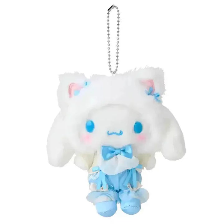 Kawaii Sanrio Kuromi Cinnamoroll Plush Toys Keychain Cartoon Hello Kitty My Sweet Piano Backpack Pendant Girls Birthday Gifts