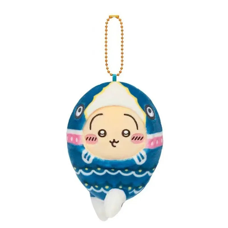 10CM Kawaii hachi Hachiware Usagi Carp Koi Nobori Series Chikawas  Doll Toy Keychain Pendant Cute Cartoon Bag Pendant Girl Gift