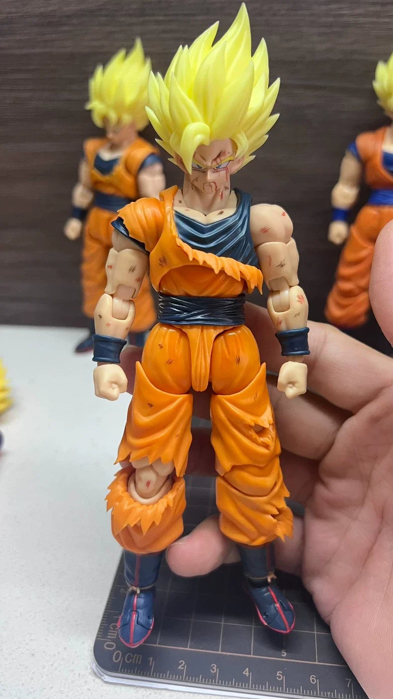 In Stock Dragon Ball Heads Accessories Shf Super Saiya Ssj2 Goku Anime Action Figurine Collection Model Toys Gift