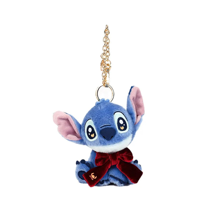 Disney Lilo&stitch Kawaii Plush Toys Backpack Pendant Cute Cartoon Keychain Soft Stuffed Doll Accessories Friends Birthday Gift