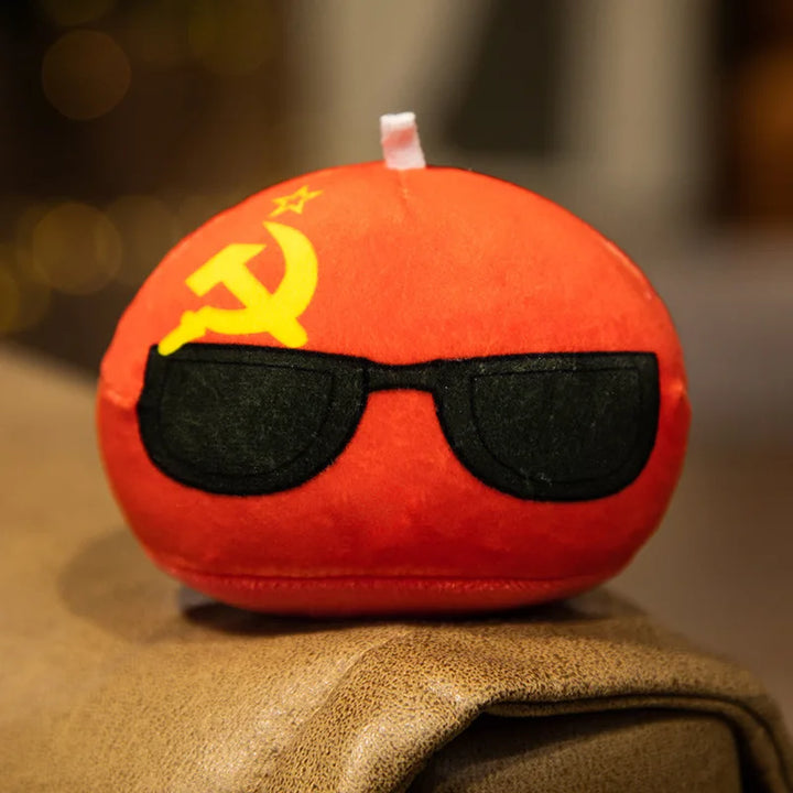 68 Styles 10cm Country Ball Plush Toy Polandball Plush Pendant Soft Countryball Stuffed Doll for Kids Girls Bag Pendant Keychain