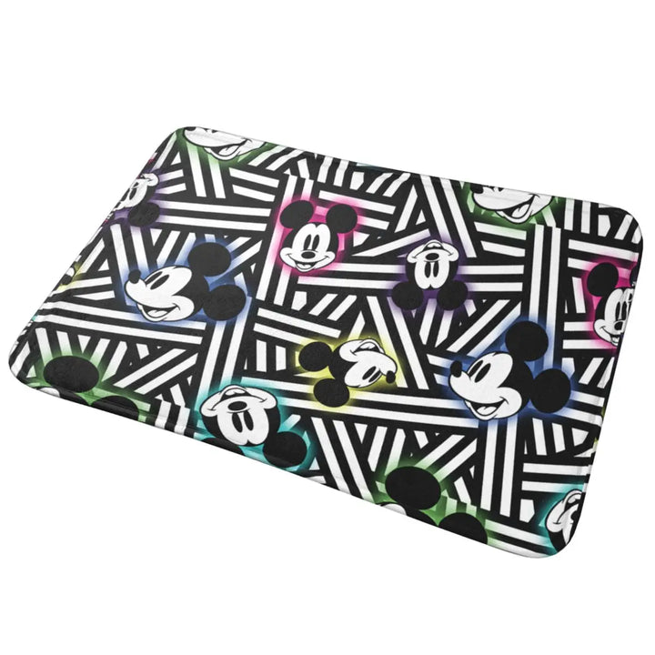 Mickey Mouse Memory Foam Bath Mat Rug Non-Slip Water Absorption Bathroom Floor Rugs Carpet For Bath Entrance Door Doormat