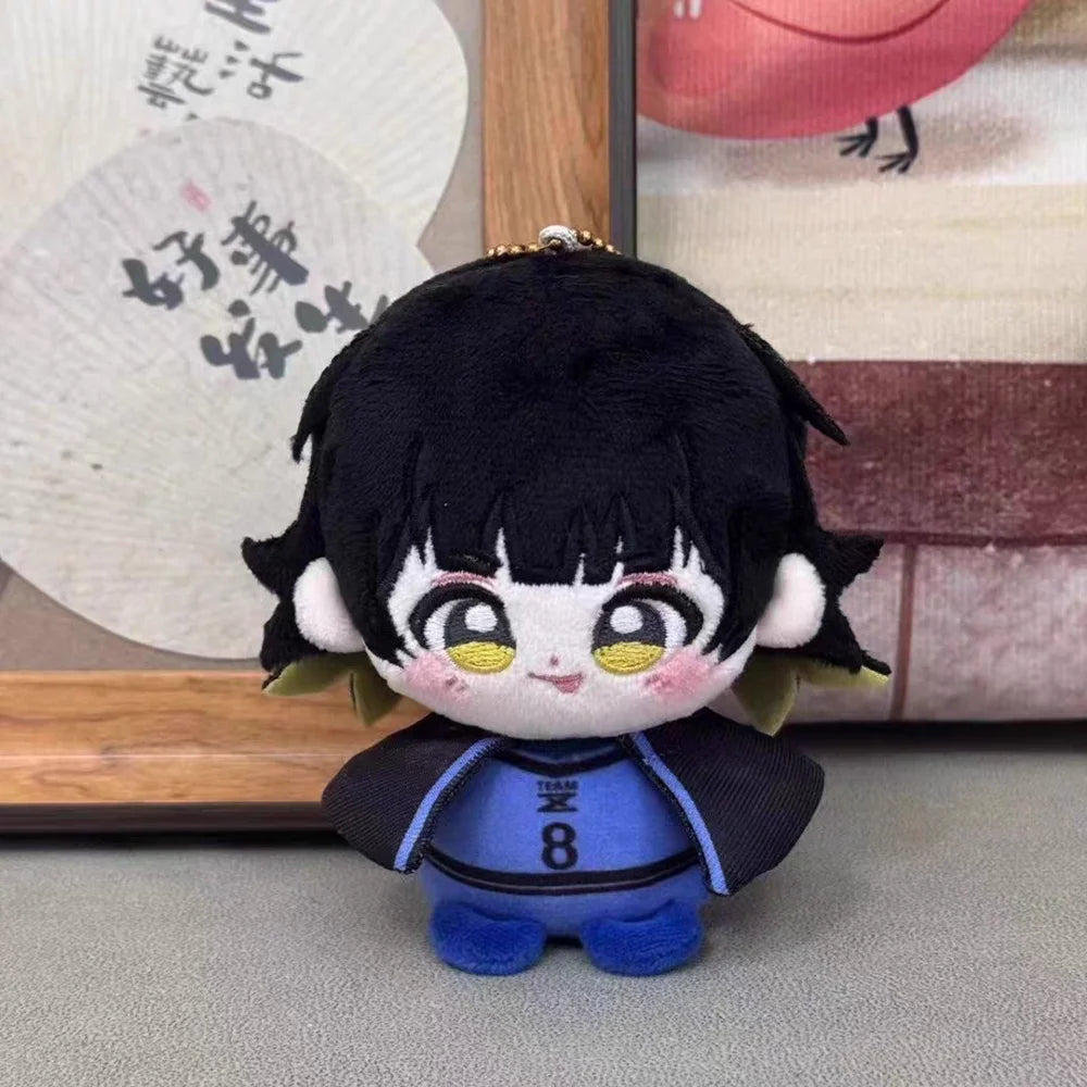 Blue Lock Plush Dolls Isagi Yoichi Chigiri Hyoma Bachira Meguru Nagi Seishiro Game Anime Figure Pendant Keychain Stuffed Toys