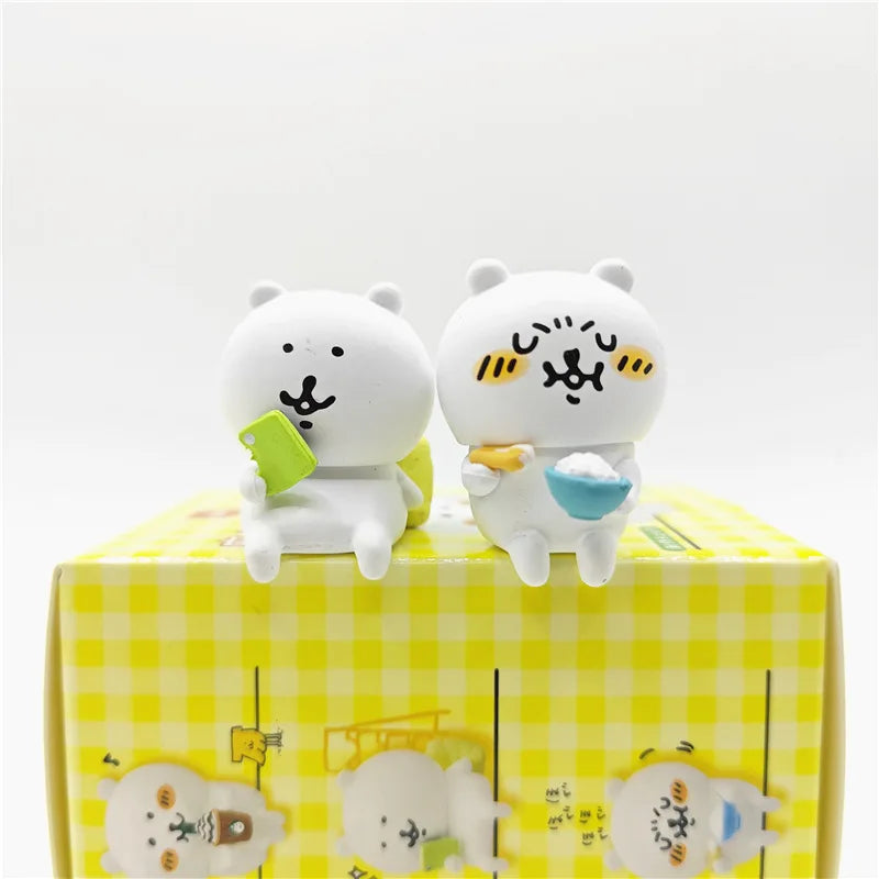 Kawaii Self-Mocking Bear Toy Sitting Pose Series Cute Joke Bear Desktop Ornaments Anime Peripheral Gifts Collect Model