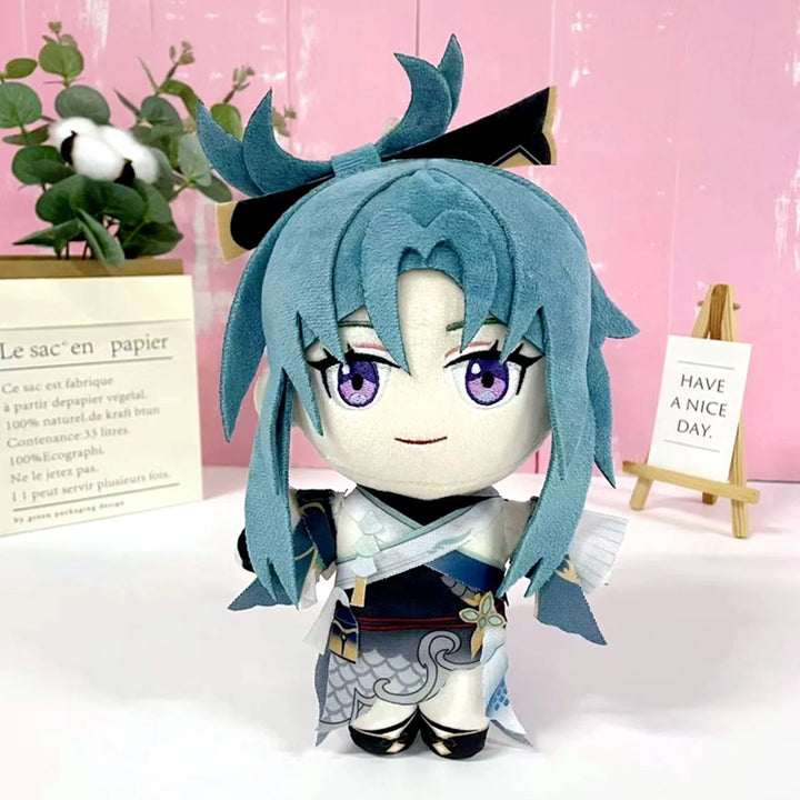 Genshin Impact Plush Dolls Wriothesley Furina Lyney Kaveh Neuvillette Kinich Citlali Kazuha Albedo Tighnari Anime Stuffed Toys