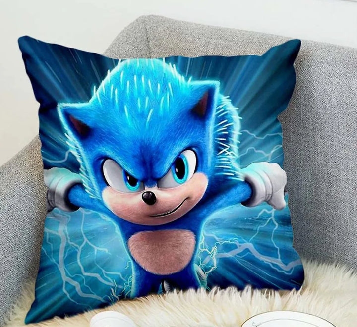 Game Blue Plush Pillowcase 45x45cm Anime Pillow Cover Living Room Cushion Cover Soft Personalized Pillowcase for Home Decoration