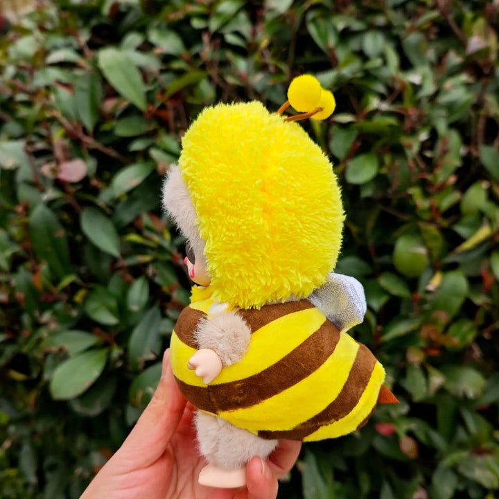 17cm Labubu II Idol Doll Sitting At A Party Transformed into Little Bee Baby Clothing Korean Kpop Exo Clothing, DIY Gift