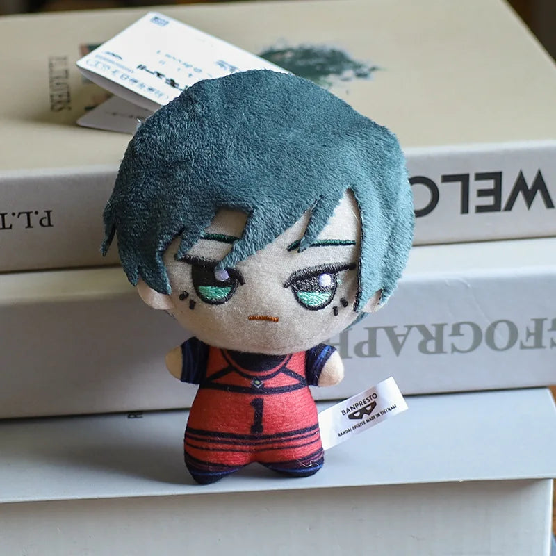 10cm Blue Lock Plush Toy Keychain Nagi Backpack Charm Anime Seishiro Isagi Yoichi Chigiri Bachira Mikage Stuffed Doll Toy Gift