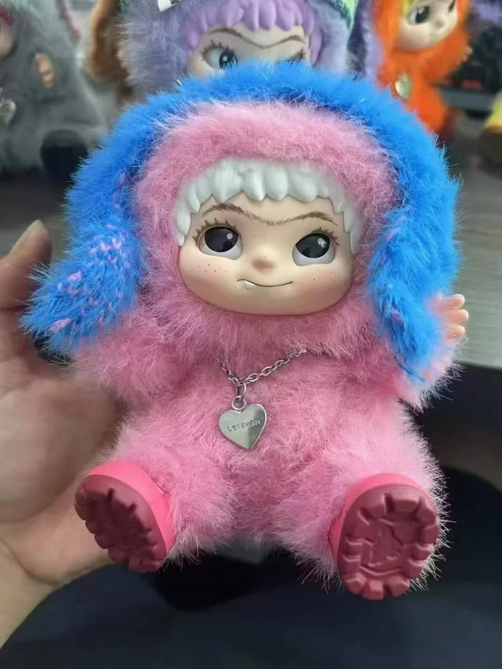 New WAKUKU Trendy Party Series Blind Box Handmade Plush Doll - Mystery Gift for Hair Fashion Lovers Vinyl Face Collectible Toy