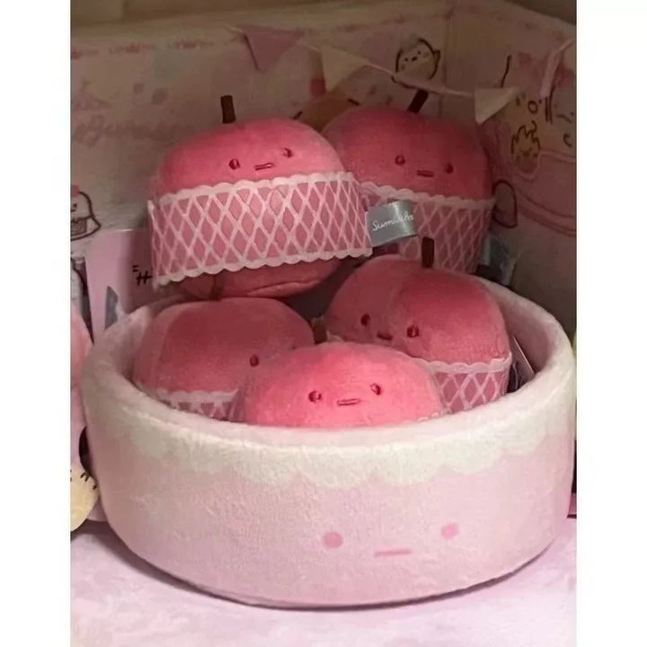 Japanese Cartoon SumikkoGurashis Fruit Series Plush Toys Cute mini Fruit Apple Stuffed Soft Doll Ornaments Kid Birthday Gift