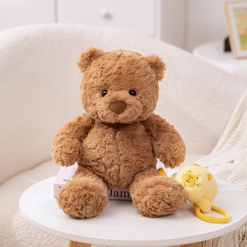 Adorable Teddy Bear Plush with Capybara Bag Lovely Anniversary Gifts Cuddly Stuffed Animal for Girls Sweet Romantic Surprise