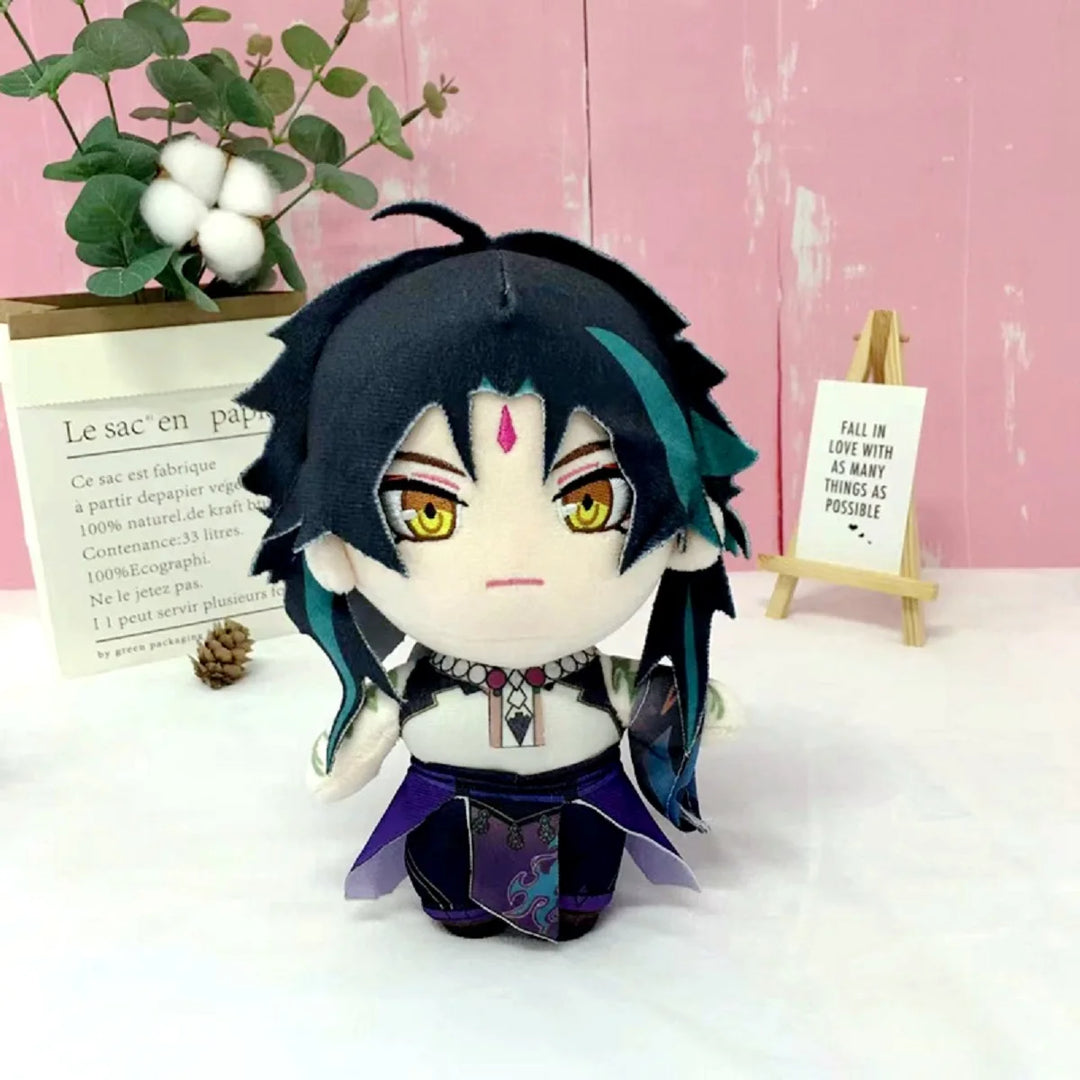 Genshin Impact Plush Dolls Wriothesley Furina Lyney Kaveh Neuvillette Kinich Citlali Kazuha Albedo Tighnari Anime Stuffed Toys