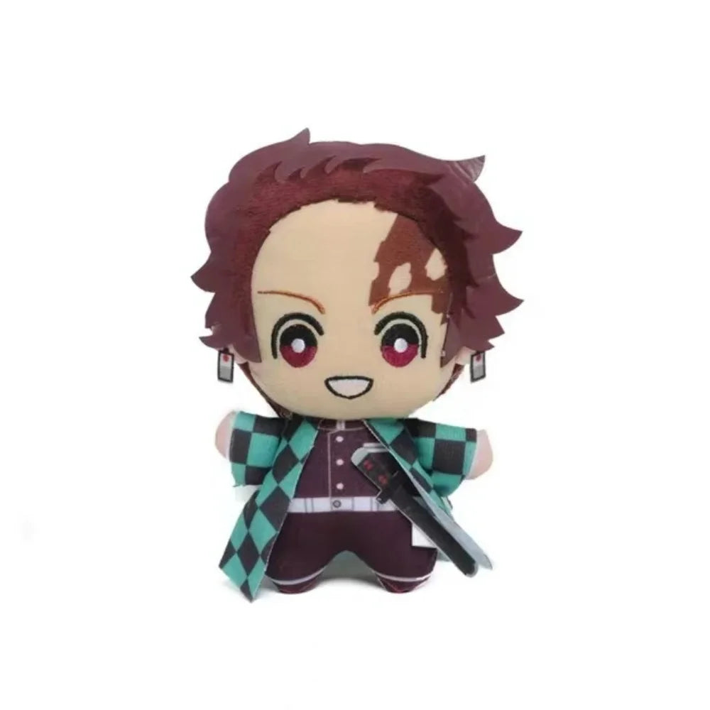 Demon Slayer Plush Doll Tomioka Giyu Kamado Tanjirou Nezuko Agatsuma Zenitsu Anime Plushie Keychain Cosplay Kids Gift