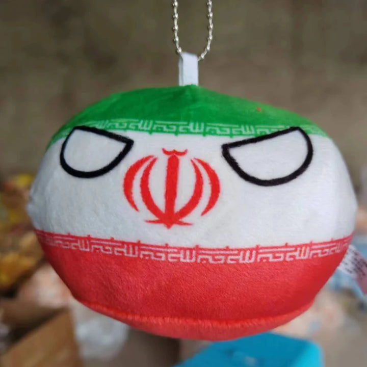 10cm Country Ball 70 styles Plush Toys Polandball Pendant Country Balls Countryball Stuffed Doll Toy Christmas Gift for Kids
