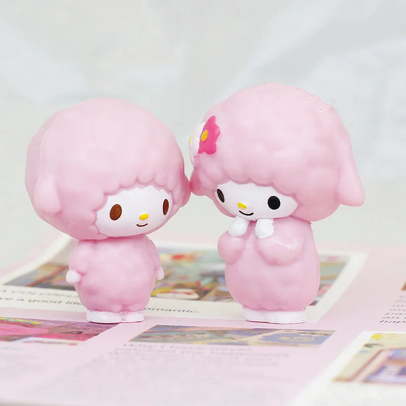 Sanrio My Sweet Piano Kawaii Mini Doll Model Decoration Diy Ornaments Accessories Handmade Materials Children's Festival Gifts