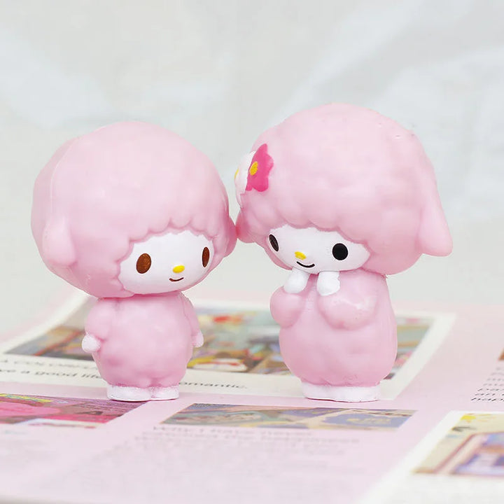 Sanrio My Sweet Piano Kawaii Mini Doll Model Decoration Diy Ornaments Accessories Handmade Materials Children's Festival Gifts