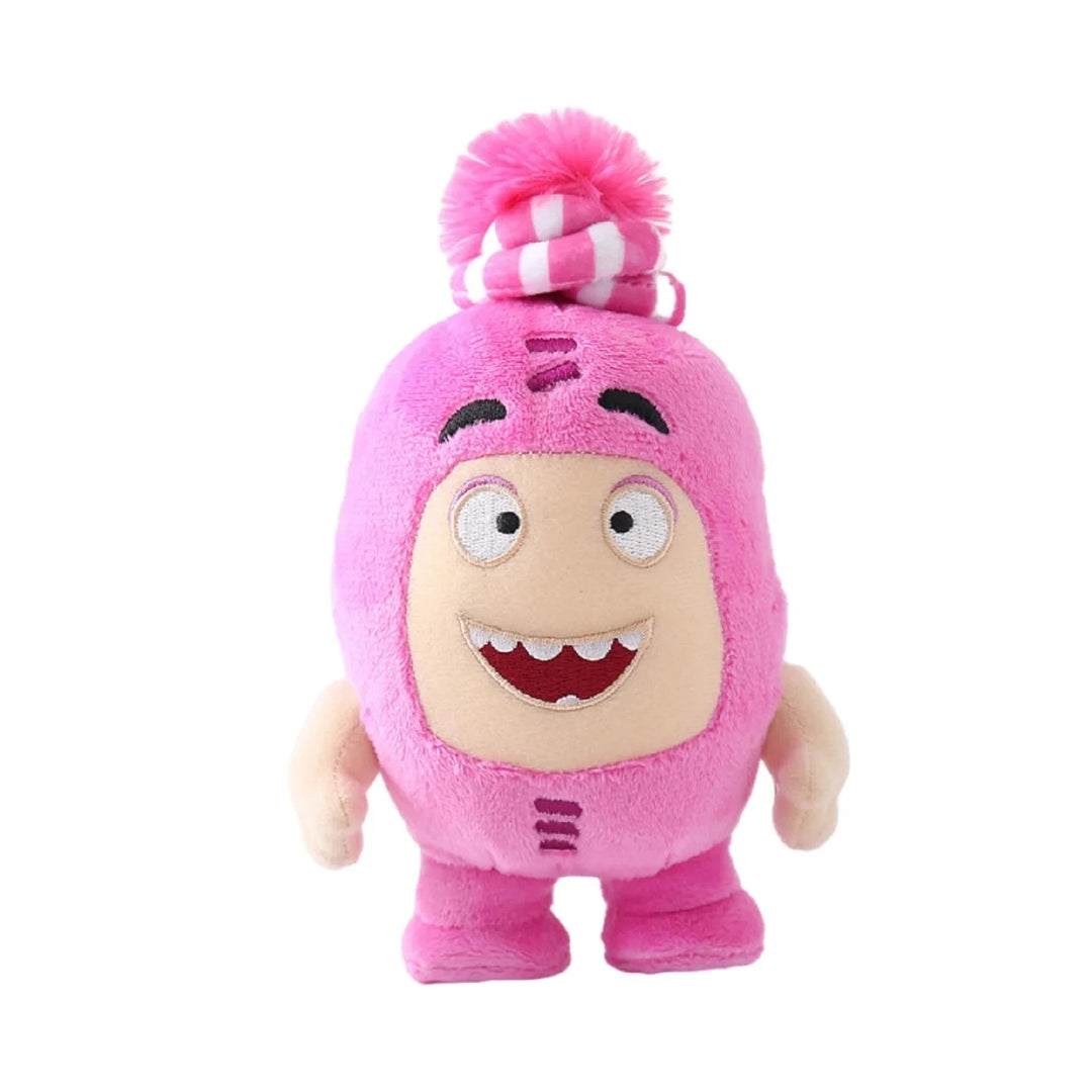 8pcs/Lot Oddbods Cartoon 18CM Fuse Jeff Newt Odd ZEE Bods Stuffed Plush Toy Doll For Kids Gifts PP Cotton Home Decoration