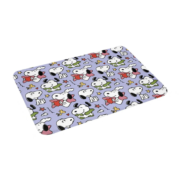 Snoopy  Memory Foam Bathroom Rugs Ultra Soft Non-Slip  Carpet Bath Mat Water Absorbent for Kitchen Shower
