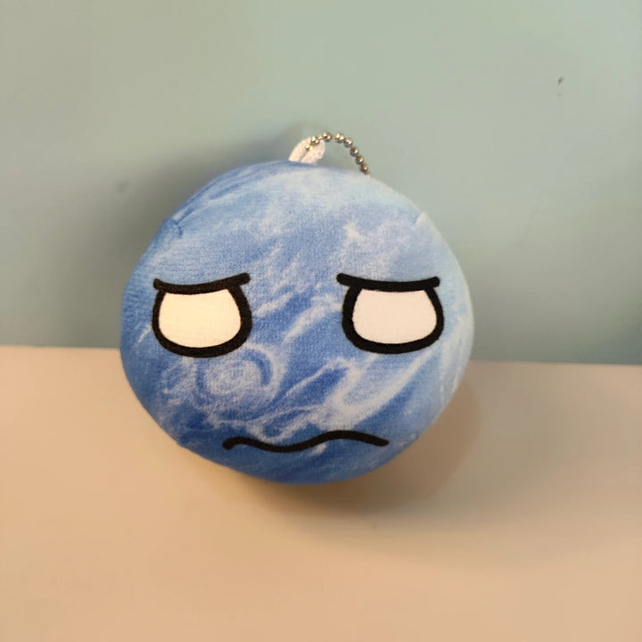 10cm Polandball Plush Doll Keychain Bag Pendant Decor Short Earth Sun Moon Venus Jupiter Mercury Mercury Mars Saturn Toy Gift
