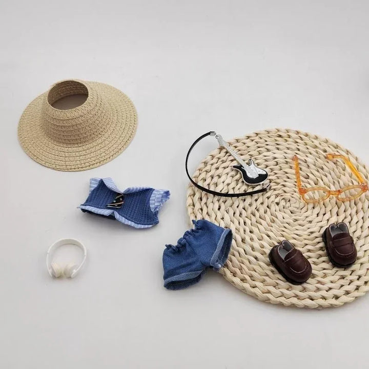 For 17cm Labubu Doll Suit Creative Design Clothing Handmade High-end Mini  Trendy and Fashionable Matching Handsome Accessories