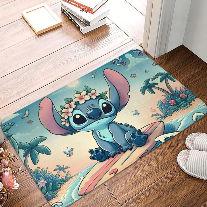 Cute Cartoon Koala Stitch Merch Memory Foam Bath Mat Rug Non-Slip Soft  Bathroom Floor Rugs Carpet For Bath Shower Tub