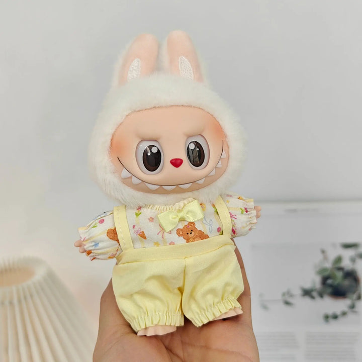 Labubu Doll Clothes Couple's Clothing Bestie Outfits Classmate Uniforms 15/17cm Plush Doll'S Clothes Replacement Accessories