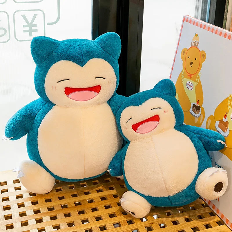 35/85cm Huge Pokemon Snorlax Anime Plush Toys New Rare Big Pokémon Plushie Kawaii Snorlax Soft Stuffed Pillow Gifts for Children