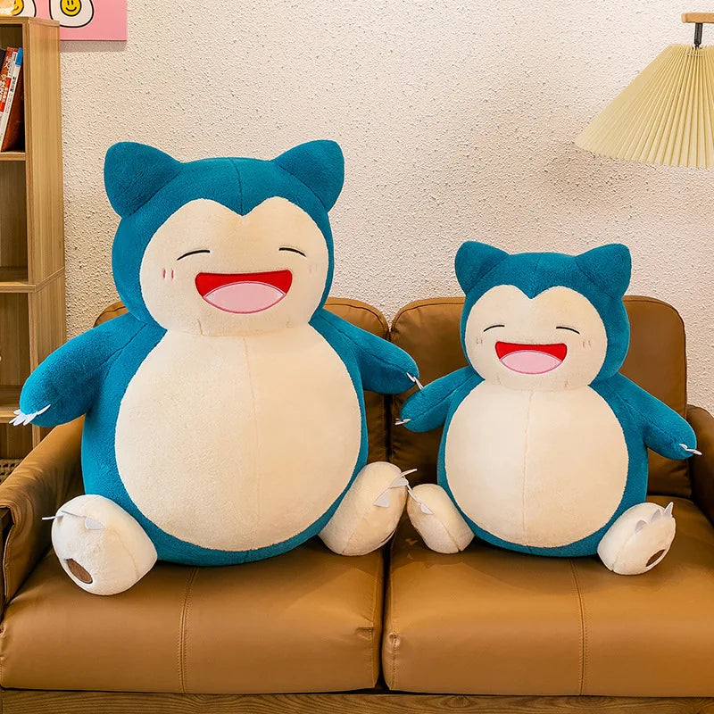 35/85cm Huge Pokemon Snorlax Anime Plush Toys New Rare Big Pokémon Plushie Kawaii Snorlax Soft Stuffed Pillow Gifts for Children