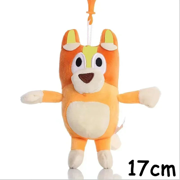 17Cm Bluey and Bingo Plush Toys Anime Figure Cartoon Dog Stuffed Plush Doll Pendant Children Backpack Ornament Gift