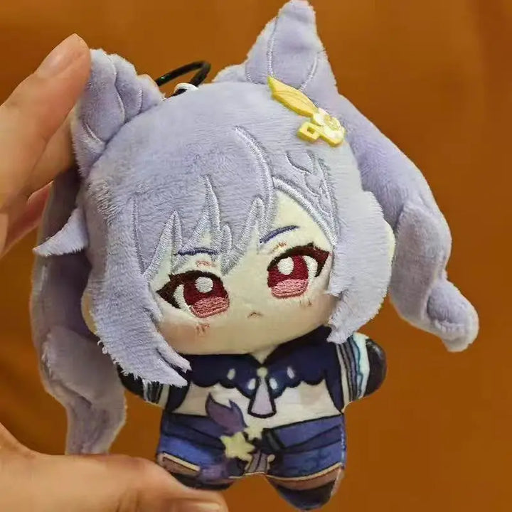 Genshin Impact Plush Shikanoin Heizou Keqing Diluc Klee Anime Stuffed Doll Starfish Body Cartoon Figure Pendant Toys