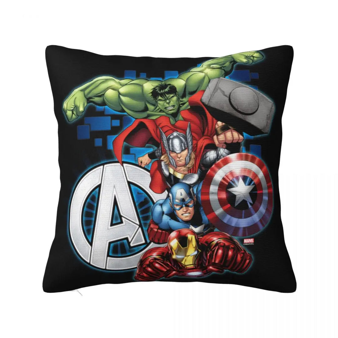 Captain America Avengers Pillowcase Polyester Cushion Cover Decorative Pillow Case Cover Home Wholesale 45X45cm