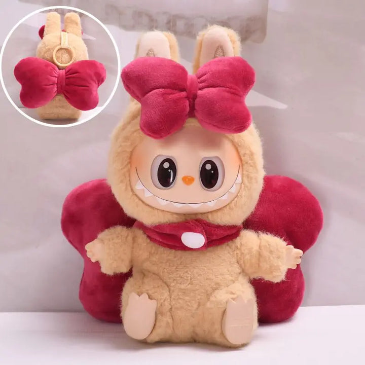 Labubu Doll Clothes Angel Butterfly Cute Dress Up Accessories 15/17cm Plush Doll'S Clothes Replacement