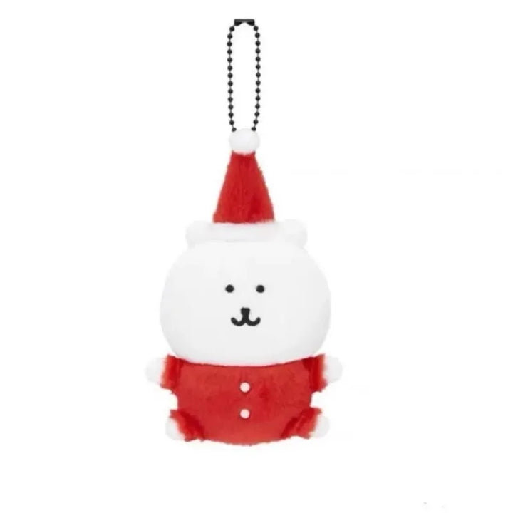 Joke Bear Anime Plush Keychain kawaii Polar bear Plush Doll Christmas dress up Self Deprecating bear Plush Toy Bag Pendant Gift