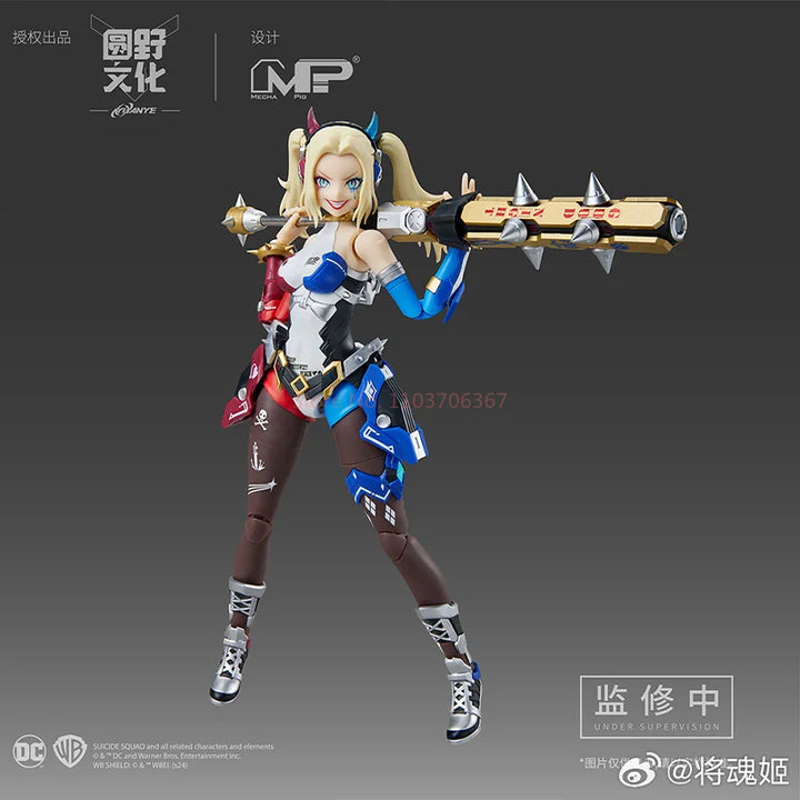 Harley Quinn Action Figure Assembly Model 1/10 Original Figures Two Body Model The Clown'S Girl Customized Statue Toys Gifts