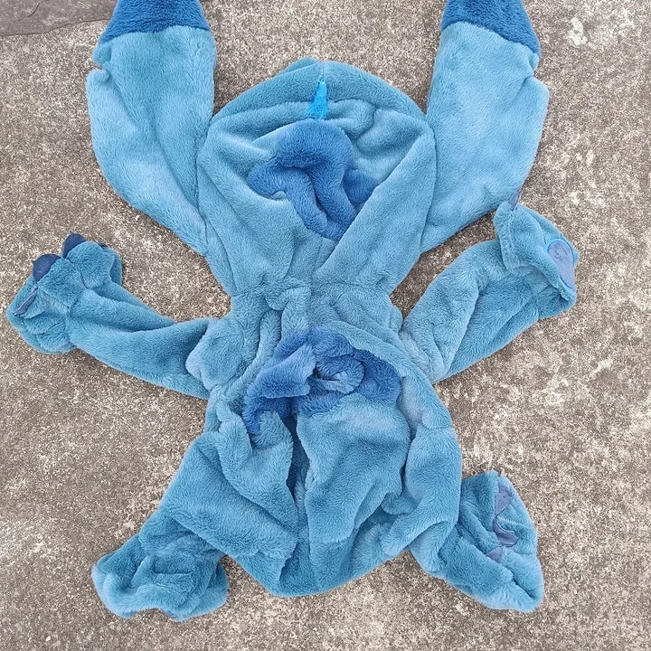 25/100cm Disney Stitch Plush Toy Leather Case Holster Anime Plushie Cute Large Doll Stich Not Stuffed Semi-finished Plushie Toys